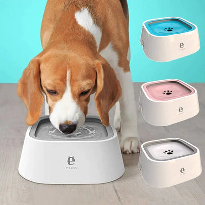 Dog Drinking Water Bowl with Floating Design - Non-Wetting, Non-Skid, Large Capacity