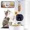 Smart Automatic Cat Feeder with 5G Camera: Wi-Fi Enabled, Easy to Clean, Timed Pet Food Dispenser with 2-Way Audio, Memory Function, HD 1080P Video Recording, App Control, Night Vision - Yakry